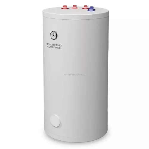Бойлер косвенного нагрева Royal Thermo AQUATEC INOX RTWX-T 150 напольный верхнее подключение (водонагреватель)
