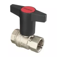 Кран шаровый 1" ВВ маховик пластмассовый Optibal Oventrop 1077108