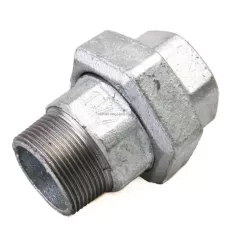 Американка 1/2" г/ш с плоской прокладкой оцинкованный Американка 1/2" г/ш с плоской прокладкой оцинкованный