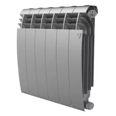 Радиатор биметаллический Royal Thermo Biliner 500 - 6 секций Silver Satin с боковым подключением Радиатор биметаллический Royal Thermo Biliner 500 - 6 секций Silver Satin с боковым подключением