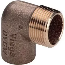 Угольник Viega 131739 НР медный под пайку 28х3/4"