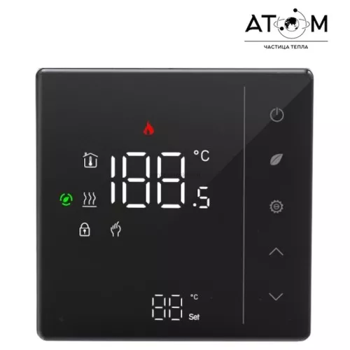 Терморегулятор ATOM Alpha ECO Light черный
