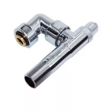 Вентиль угловой поворотный для полотенцесушителя 1/2" НР × 1" ВР Вентиль угловой поворотный для полотенцесушителя 1/2" НР × 1" ВР