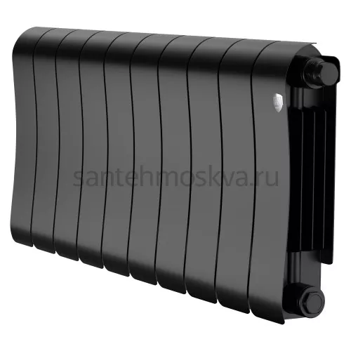 Радиатор биметаллический Royal Thermo Infinity 300 Noir Sable VR80 - 10 секции НС-1696340