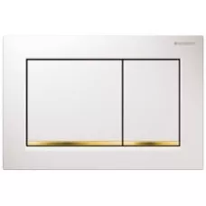 Смывная клавиша Geberit Sigma 30 115.883. KK.1 белый/золото Смывная клавиша Geberit Sigma 30 115.883. KK.1 белый/золото