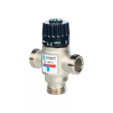 Клапан термосмесительный НР 3/4 35-60°С KV 1.6 м3/ч SVM-0120-166020 Италия Клапан термосмесительный НР 3/4 35-60°С KV 1.6 м3/ч SVM-0120-166020 Италия
