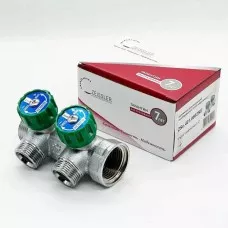 Регулирующий проходной коллектор Zeissler 1" х 3/4" с 2 отводами ZSc.401.0602NE Регулирующий проходной коллектор Zeissler 1" х 3/4" с 2 отводами ZSc.401.0602NE