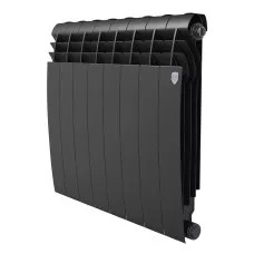 Радиатор биметаллический Royal Thermo Biliner 500 - 8 секций Noir Sable с боковым подключением Радиатор биметаллический Royal Thermo Biliner 500 - 8 секций Noir Sable с боковым подключением