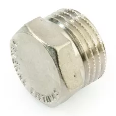 Заглушка НР 3/4" никелированная Италия SFT-0025-000034 Заглушка НР 3/4" никелированная Италия SFT-0025-000034