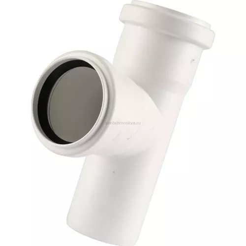 Тройник для систем внутренней канализации Rehau Raupiano Plus 50х50 мм 90° (Рехау)
