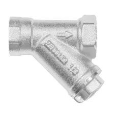 Фильтр косой Zeissler 1/2" 300 мкм Никелированный ZSf.304.0104N