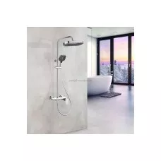 Ares Душевая стойка со смесителем ALS-615-12 Хром Ares Душевая стойка со смесителем ALS-615-12 Хром