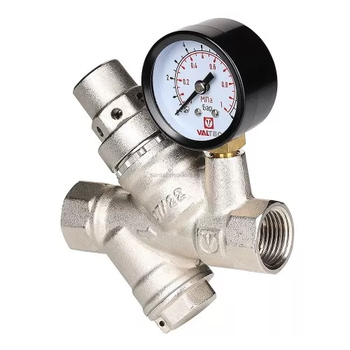 Редуктор давления с фильтром и манометром 1/2'' Valtec VT.082.N.04 Валтек
