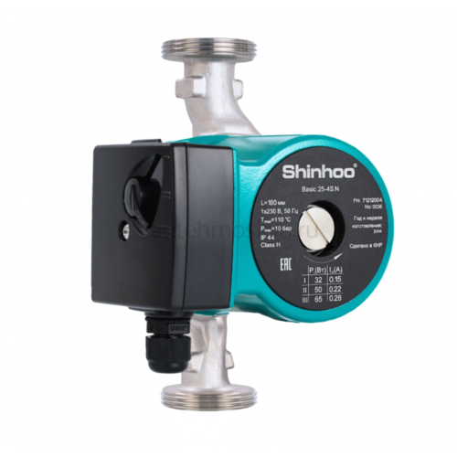 Насос циркуляционный Shinhoo BASIC 25-4S N 180 1x230V (71212004 Шинхо)