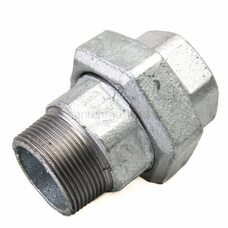 Американка 1/2" г/ш с плоской прокладкой оцинкованный Американка 1/2" г/ш с плоской прокладкой оцинкованный