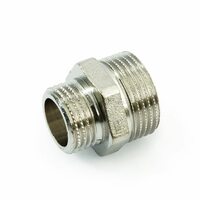 Ниппель НН переходной 1" x 1/2" никелированный Италия SFT-0004-000112