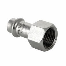Пресс-муфта с  внутренней резьбой 12 мм х 1/2"  из нержавеющей стали VTi.902.I.001204 VALTEC (ВАЛТЕК)