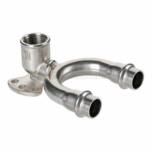 Пресс-водорозетка проходная мм х из нержавеющей стали VTi.954.DI.150415 VALTEC (ВАЛТЕК)