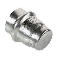 Заглушка соединительная нержавеющая сталь Valtec 35 мм, VTi.961.I.000035