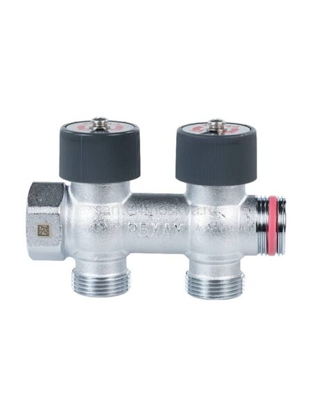 Распределительный коллектор REHAU с плавной регулировкой G 3/4 2 отвода G 3/4 11316443001