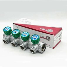 Регулирующий проходной коллектор Zeissler 1" х 3/4" с 4 отводами ZSc.401.0604NE Регулирующий проходной коллектор Zeissler 1" х 3/4" с 4 отводами ZSc.401.0604NE