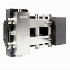 Гидравлический разделитель совмещенный с коллектором из нерж. Стали на 3 контура М3 в теплоизоляции ZSb.1502.S.M3