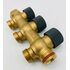 Регулирующий проходной коллектор Zeissler 3/4"х3/4" с 3 отводами ZSc.403.0503E Регулирующий проходной коллектор Zeissler 3/4"х3/4" с 3 отводами ZSc.403.0503E