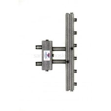 Распределительный коллектор совмещенный с гидравлическим разделителем на 3 контура, ГК3V-70