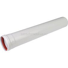 Удлинительная труба раздельного дымохода DN80 мм 0,5 м