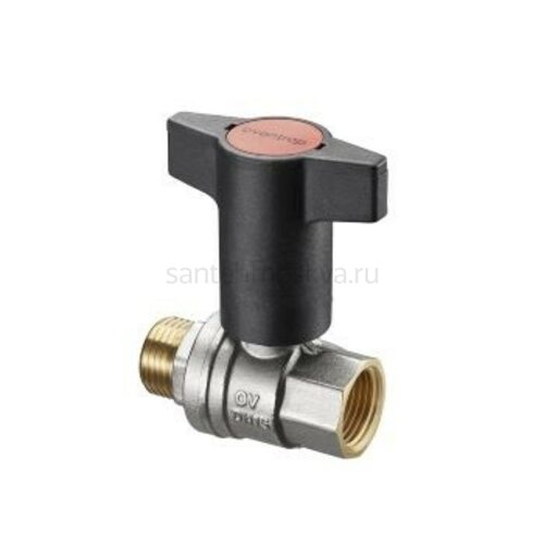 Кран шаровый 1/2" НВ маховик пластмассовый Optibal Oventrop 1077304 (Овентроп)