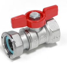 Кран шаровой Giacomini R251P 1/2"x1/2" ВР/ВР с накидной гайкой ручка-бабочка