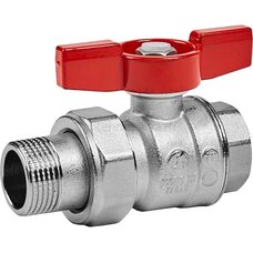 Кран шаровой Giacomini R259D 1 1/4" ВН, с разъемным соединением R259X009
