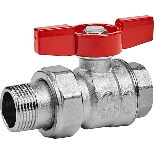Кран шаровой Giacomini R259D 1/2" ВН, с разъемным соединением R259X003