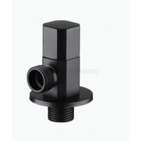 Вентиль угловой с отражателем 1/2" VER36-C черный