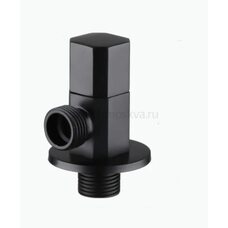 Вентиль угловой с отражателем 1/2" VER36-C черный