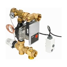 Узел смесительный Henco с термостатическим клапаном и насосом (арт. UFH-PGKTA)