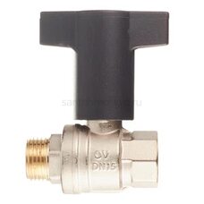 Кран шаровый Optibal 1/2" НВ маховик пластмассовый Эконом