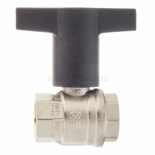 Кран шаровый Optibal 1/2" ВВ маховик пластмассовый Эконом