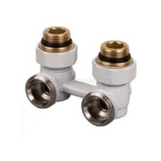 Узел подключения Delta угловой G 3/4 x 1/2 (Ral 9016) 325502216