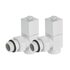 Набор дизайн-вентилей Royal Thermo CUBE 1/2" белый, RTE 56.0007, НС-1422577 Набор дизайн-вентилей Royal Thermo CUBE 1/2" белый, RTE 56.0007, НС-1422577