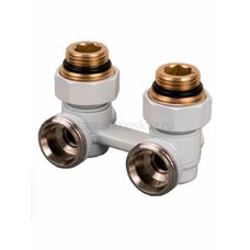 Узел подключения Delta угловой G 3/4 x 1/2 (Ral 9016) 325502216