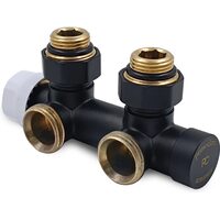 Узел нижнего подключения термостатический угловой Primoclima Armature Thermolink 1/2x3/4, PCS3412MB