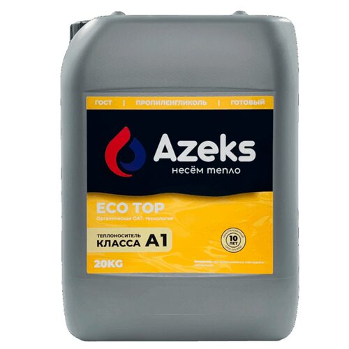 Теплоноситель Azeks ECO TOP -30 20 кг, на основе пропиленгликоля