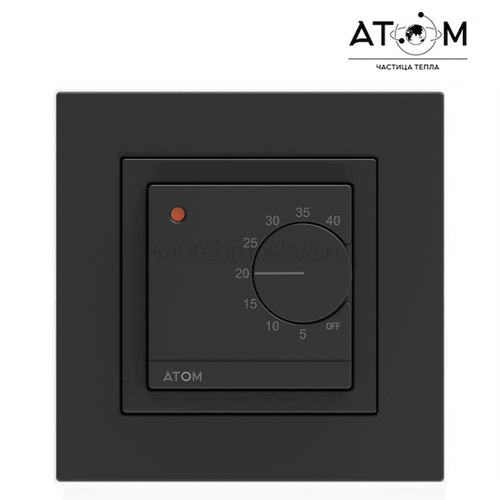 Терморегулятор ATOM Yota черный