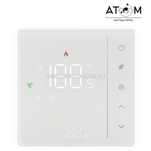 Терморегулятор ATOM Alpha ECO Light белый