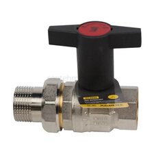 Кран шаровый 1/2" НГ с американкой маховик пластмассовый ELSEN Strong EVS15.02T