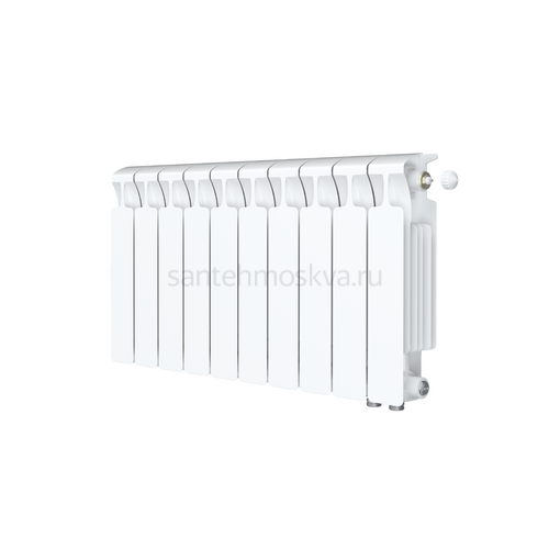 Радиатор биметаллический Mon. 350 Ventil VR - 10 секций c нижним правым подключением