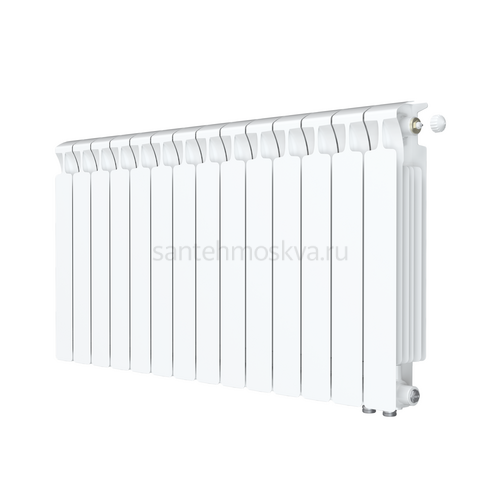 Радиатор биметаллический Mon. 500 Ventil VR - 14 секций c нижним правым подключением