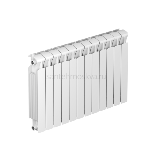 Радиатор биметаллический Mon. 500 - 12 секций c боковым подключением