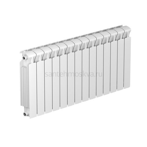 Радиатор биметаллический Mon. 500 - 14 секций c боковым подключением